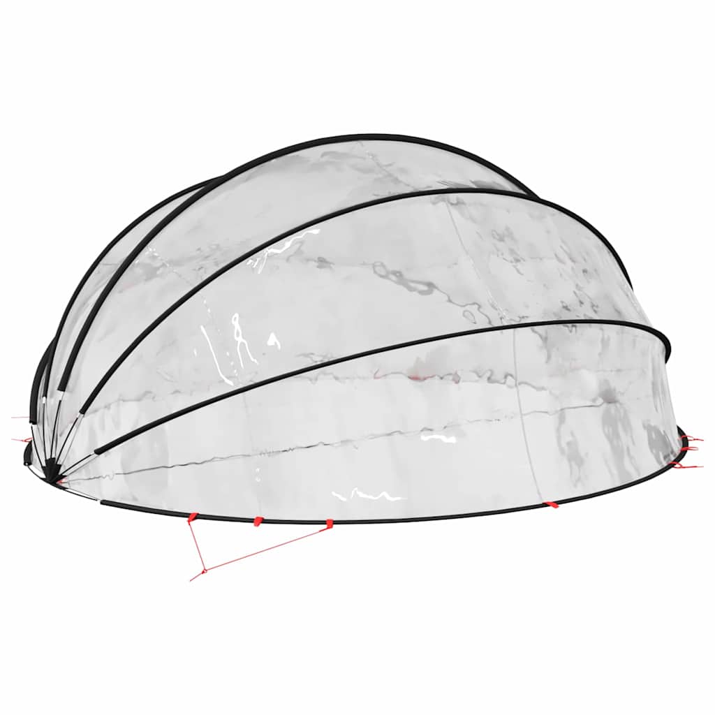 Poolkuppel Gjennomsiktig 546 x 516 x 250 cm PVC