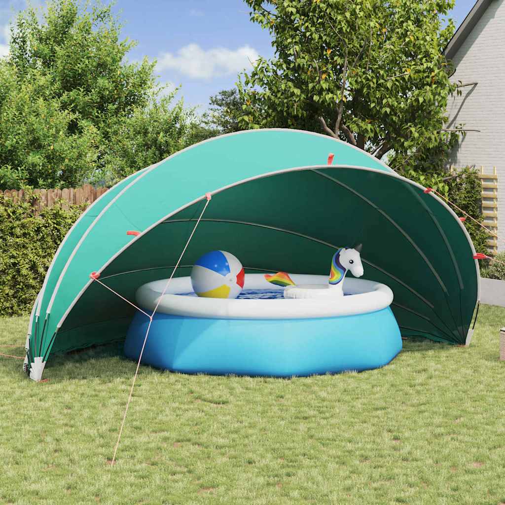 Poolkuppel 592 x 590 x 275 cm 185T polyester med PU-belegg