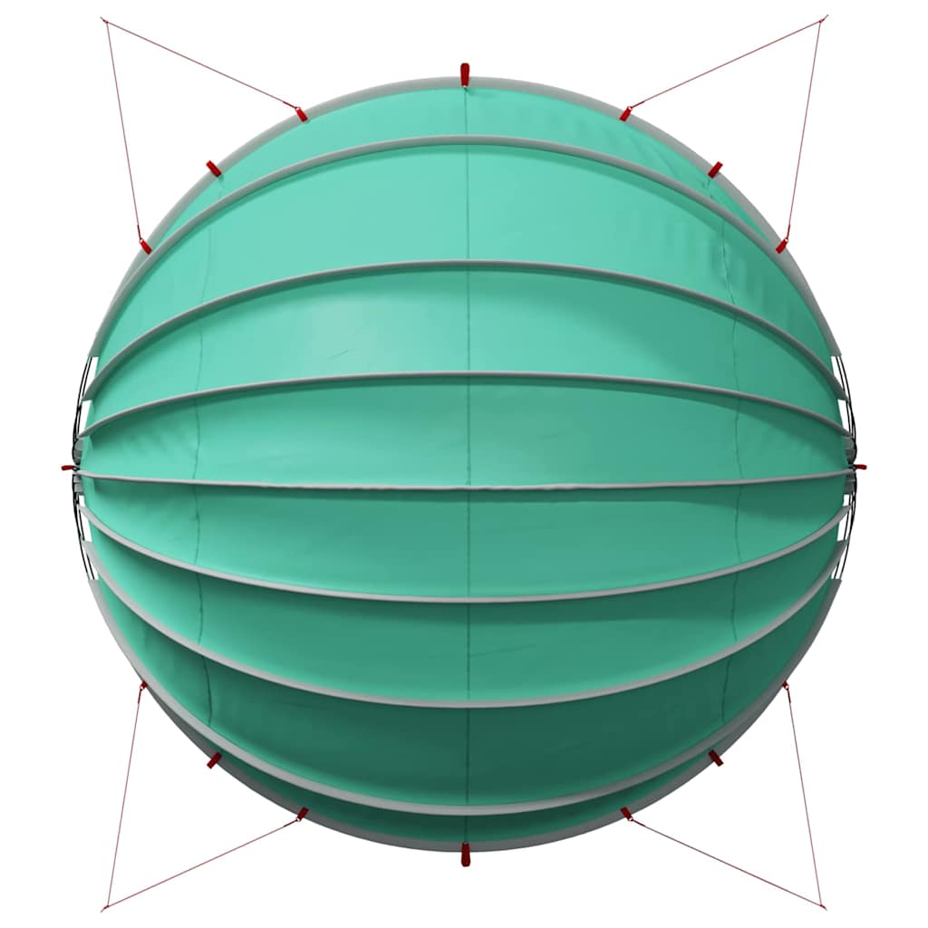 Poolkuppel 592 x 590 x 275 cm 185T polyester med PU-belegg