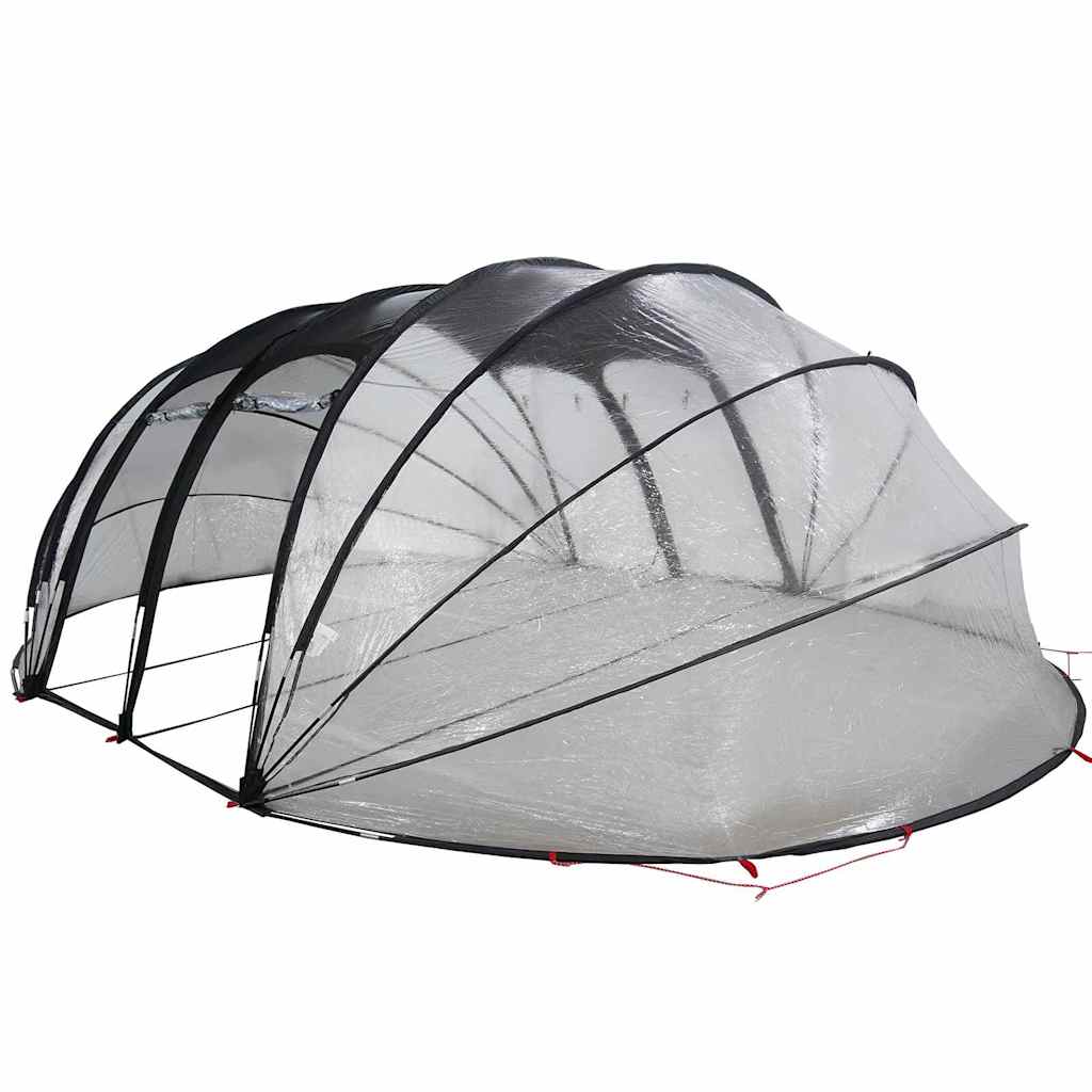 Bassengtelt kube Gjennomsiktig 538 x 440 x 204 cm PVC