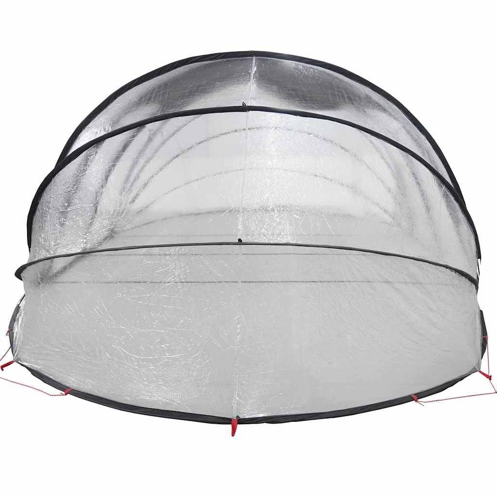 Bassengtelt kube Gjennomsiktig 538 x 440 x 204 cm PVC