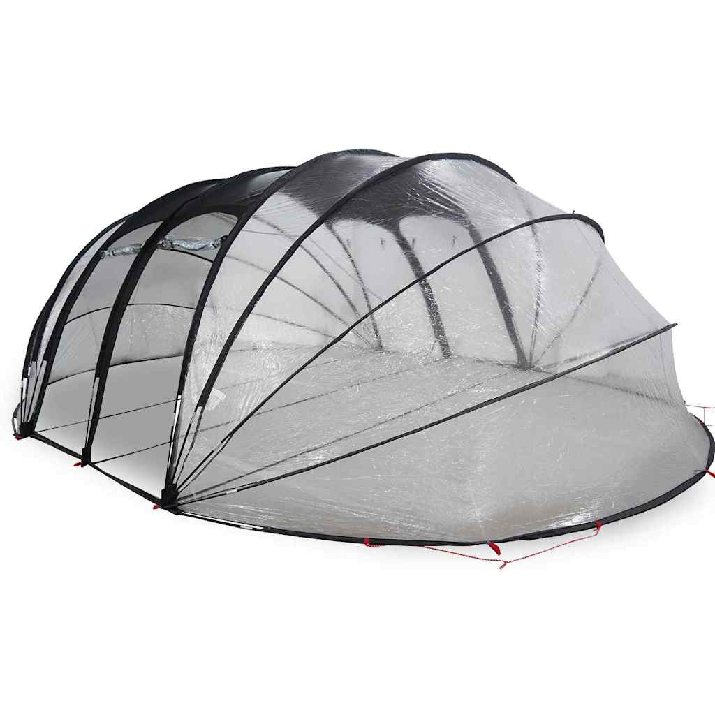 Bassengtelt kube Gjennomsiktig 538 x 440 x 204 cm PVC