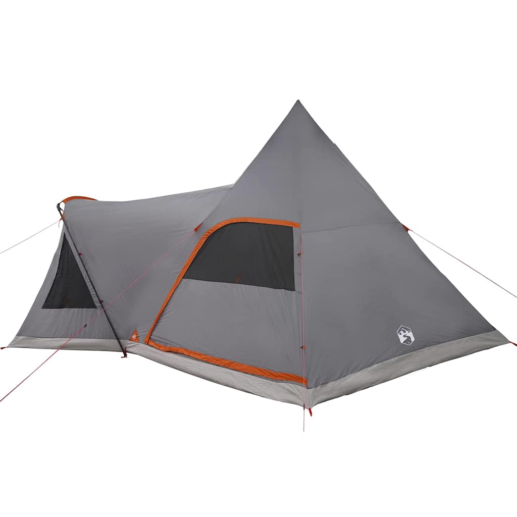 Teepee Telt 5-Person med tak Grå og Oransje 545 x 450 x 295 cm