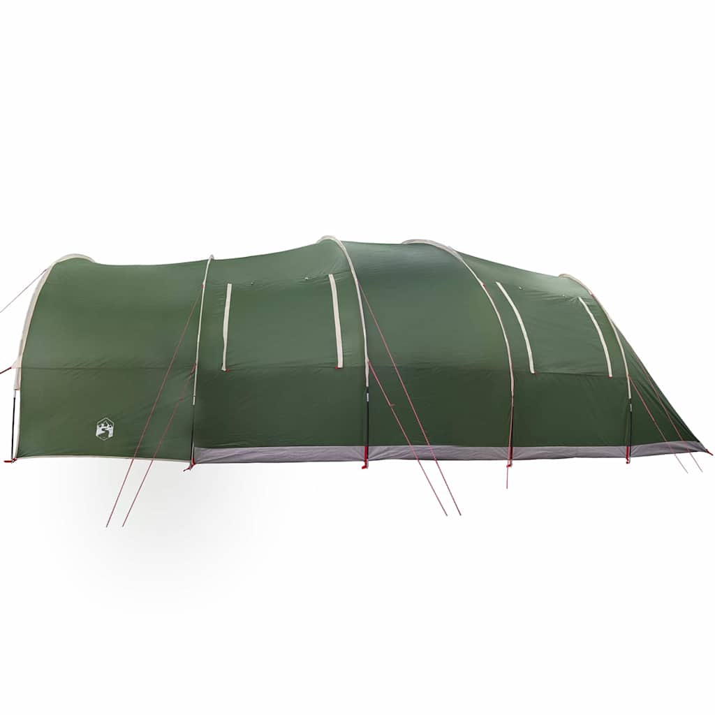Tunnel telt for 8 personer med tak grønn 710 x 460 x 245 cm