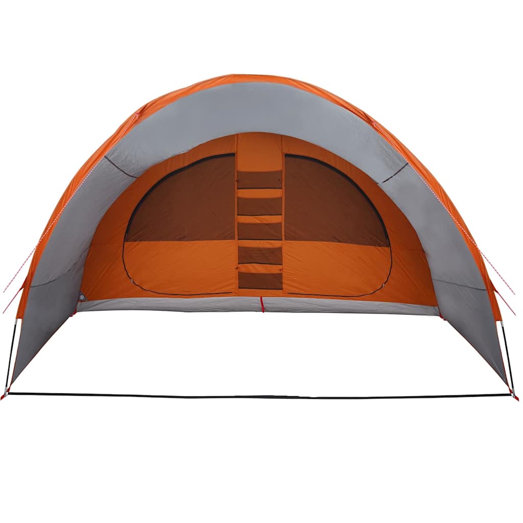 Tunnel telt for 8 personer Grå og Oransje 710 x 460 x 245 cm