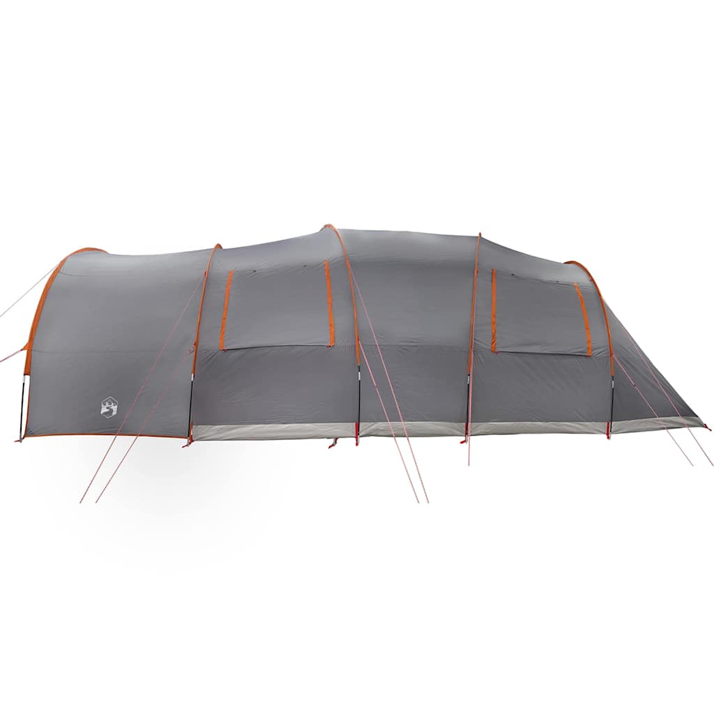 Tunnel telt for 8 personer Grå og Oransje 710 x 460 x 245 cm