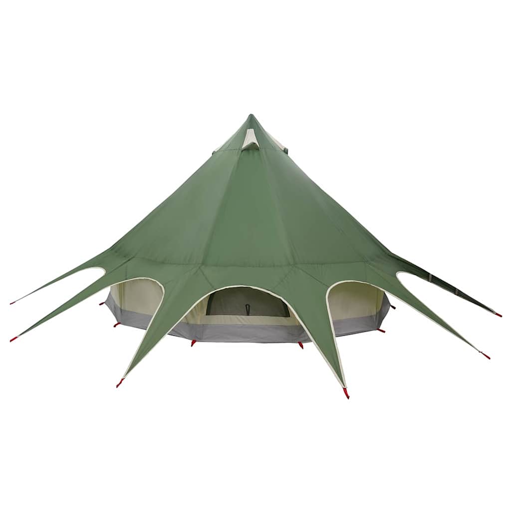 Teepee Telt 5-Person med tak Grønn og Grå 600 x 600 x 347 cm