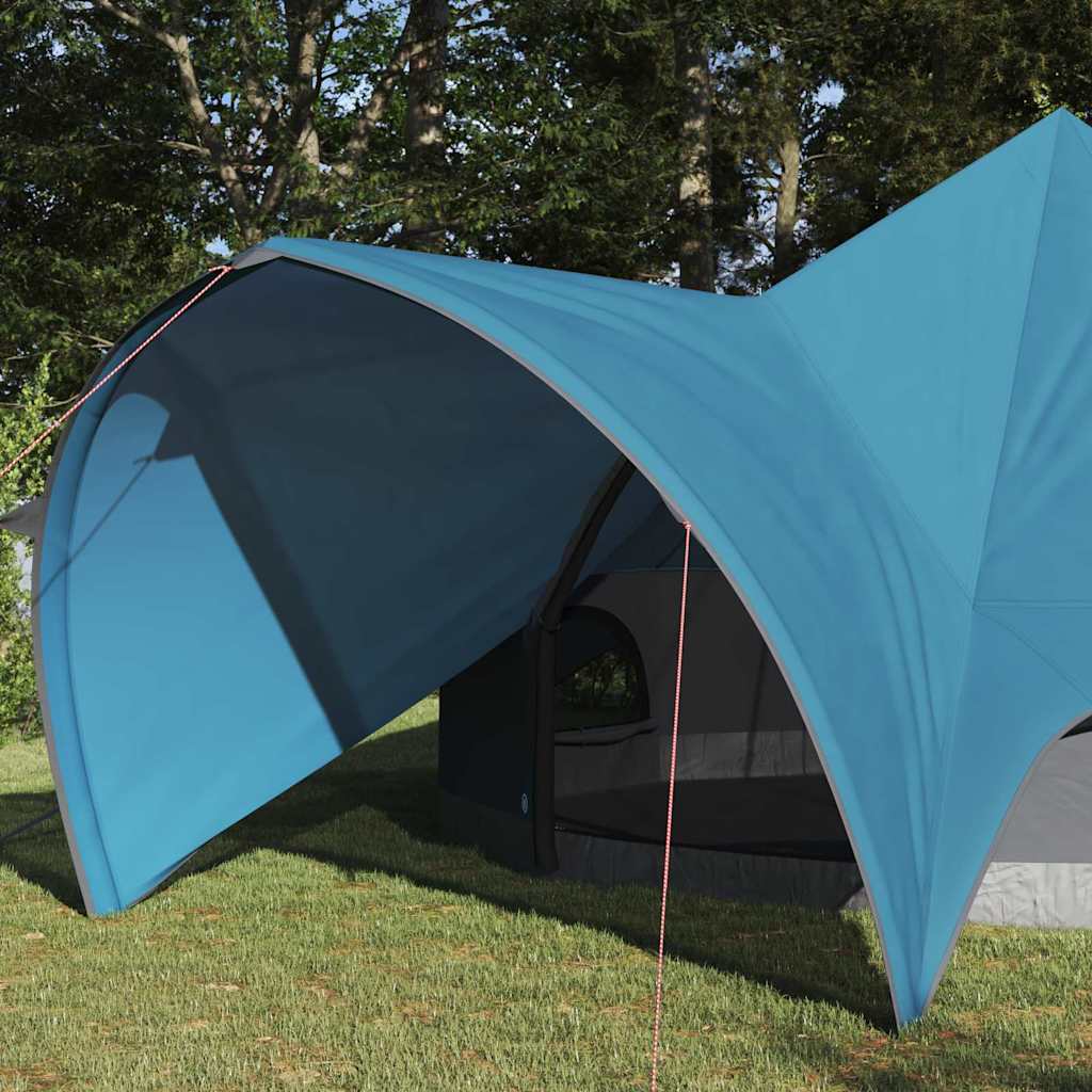 Teepee Telt 5-Person med tak Blå og grå 415 x 415 x 247 cm