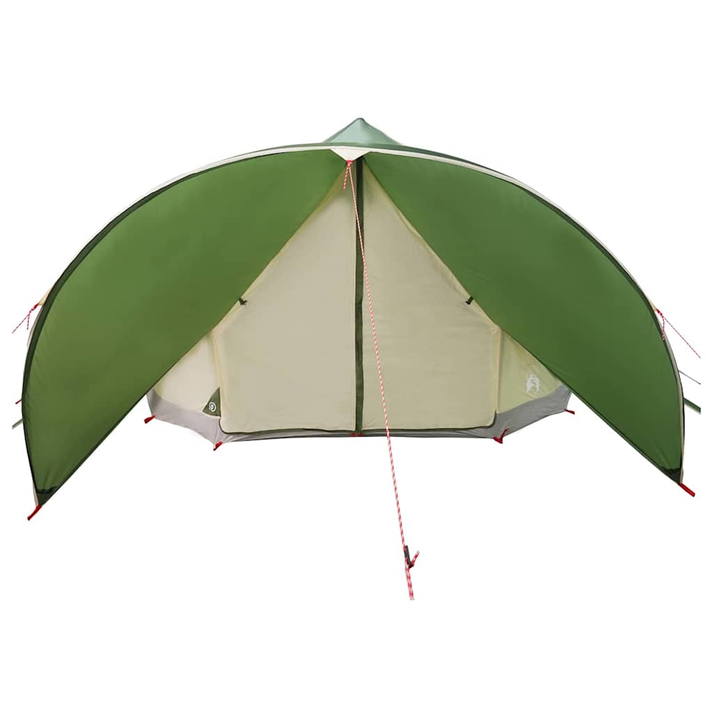 Teepee Teltd 9-Personer med tak Grønn og Grå 502 x 502 x 297 cm