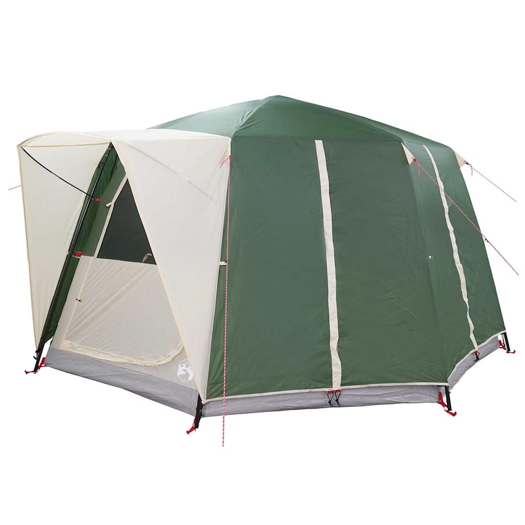 Kabin telt for 6 personer med tak grønn 425 x 396 x 222 cm