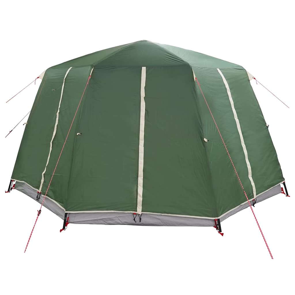Kabin telt for 6 personer med tak grønn 425 x 396 x 222 cm