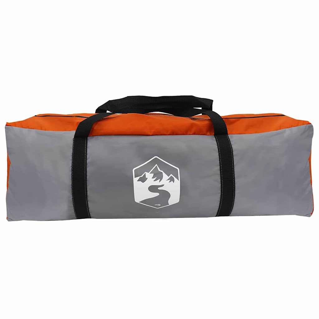 Hytte Telt 7-Personer med tak Grå og Oransje 400 x 350 x 212 cm