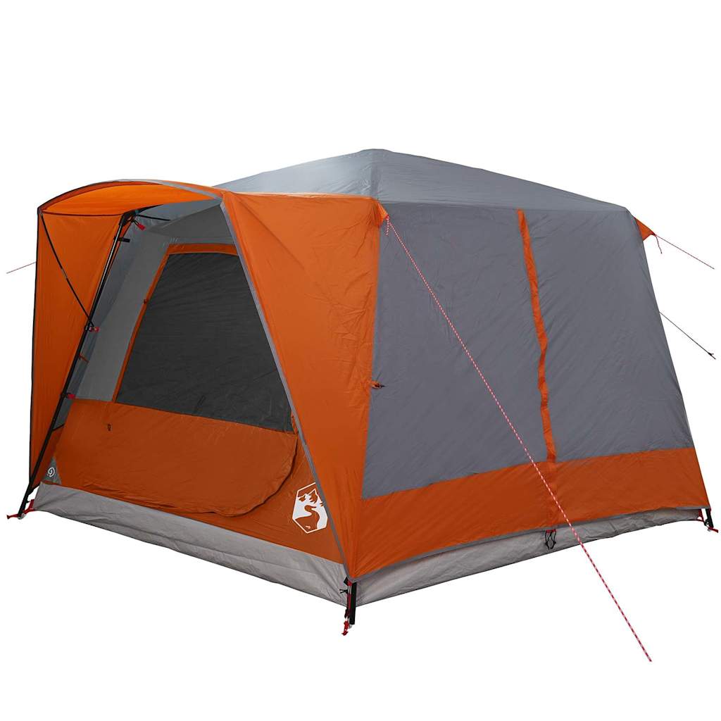 Hytte Telt 7-Personer med tak Grå og Oransje 400 x 350 x 212 cm