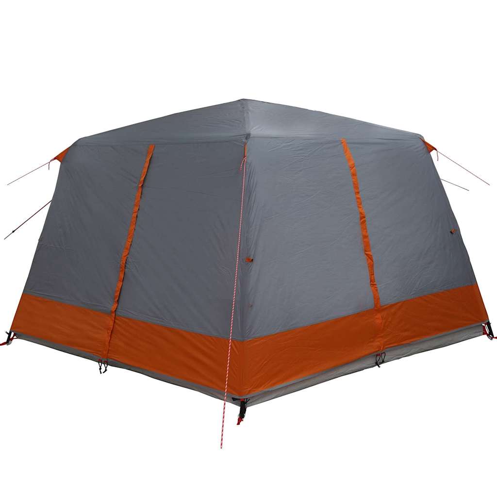 Hytte Telt 7-Personer med tak Grå og Oransje 400 x 350 x 212 cm