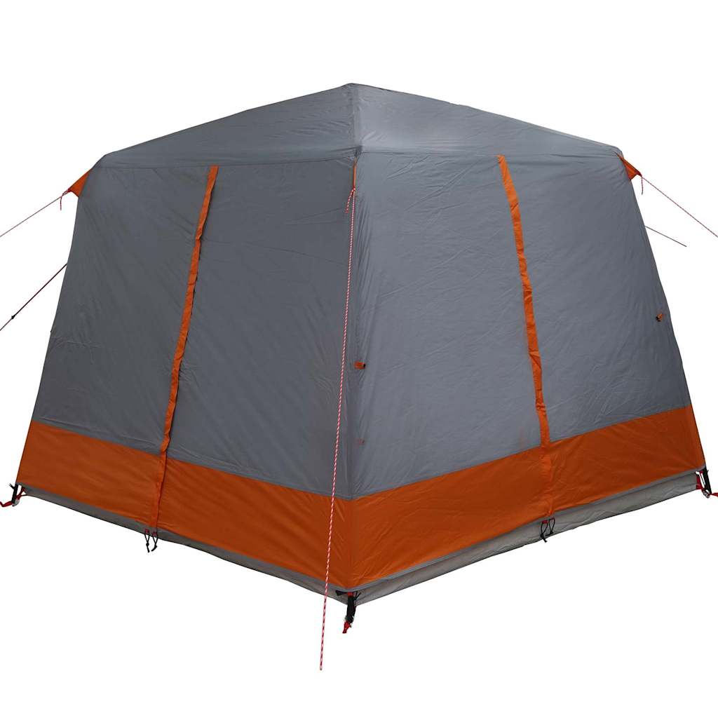 Hytte telt for 5 personer Grå og Oransje 333 x 317 x 194 cm