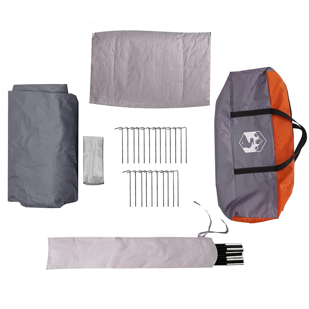 Hytte telt for 3 personer Grå og Oransje 320 x 320 x 203 cm