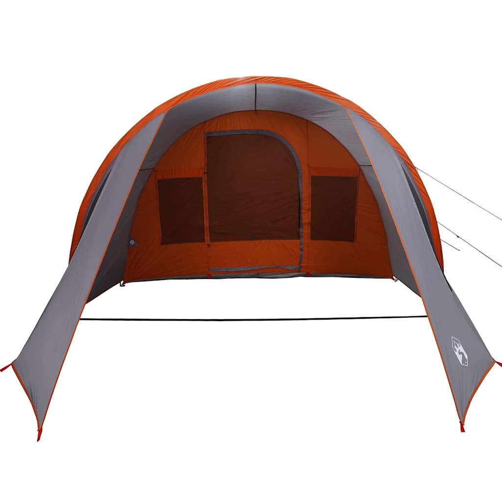 Tunnel Telt 4-Person med tak Grå og Oransje 778 x 356 x 210 cm