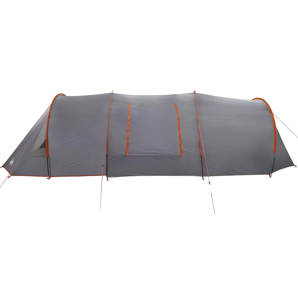 Tunnel Telt 4-Person med tak Grå og Oransje 778 x 356 x 210 cm