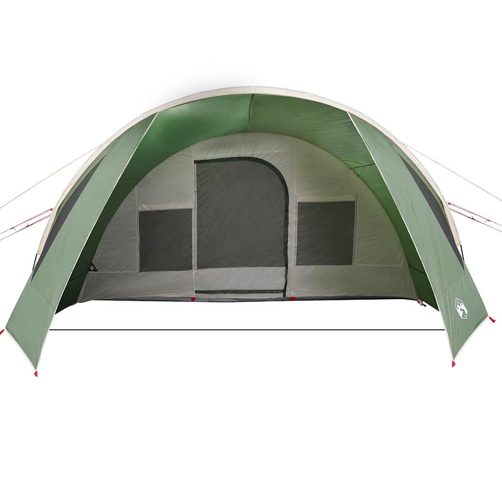 Tunnel telt for 6 personer Grønn og hvit 890 x 470 x 220 cm