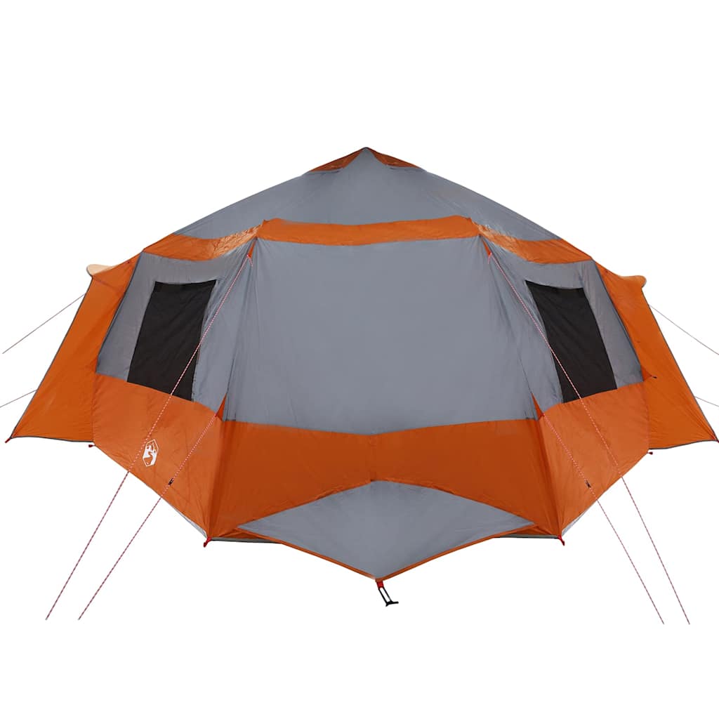 Hytte telt for 12 personer Grå og Oransje 500 x 500 x 294 cm