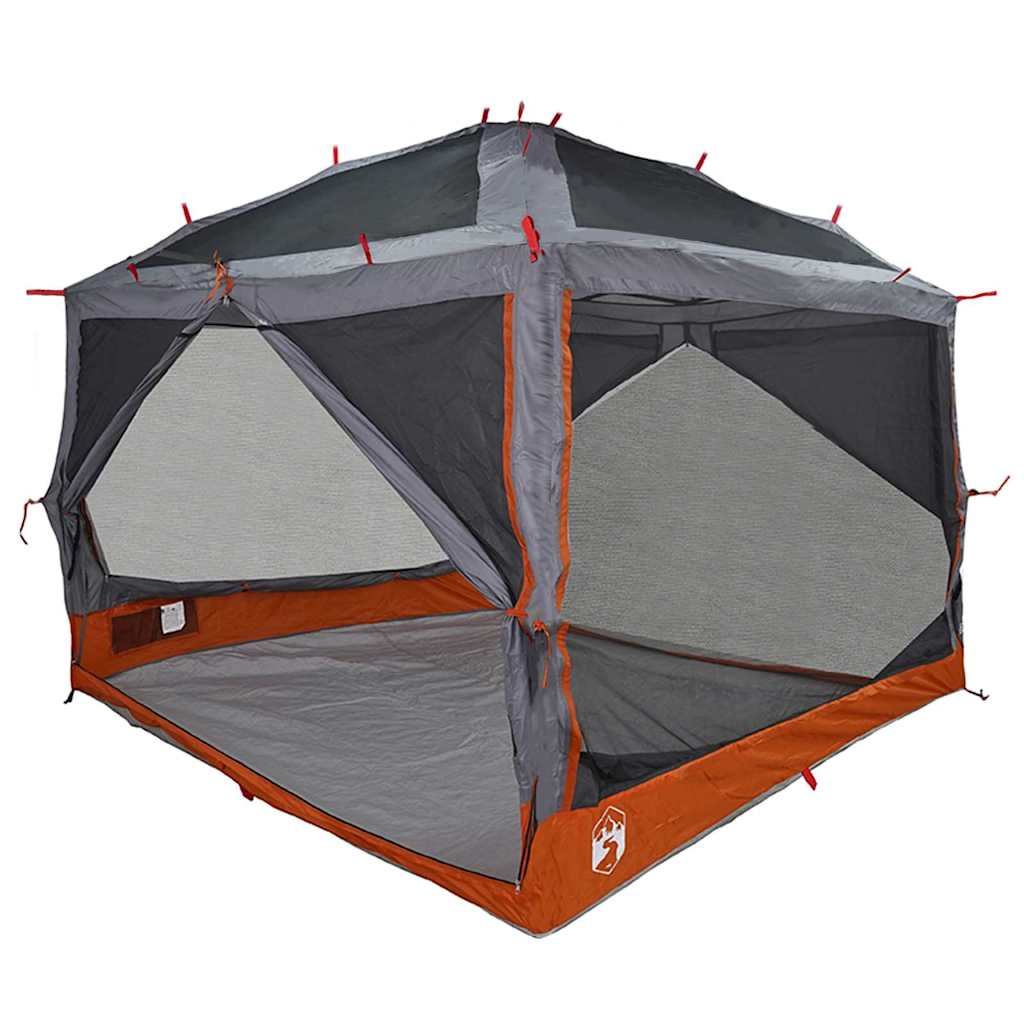 Innertelt 7-Person med tak Grå og Oransje 300 x 300 x 250 cm