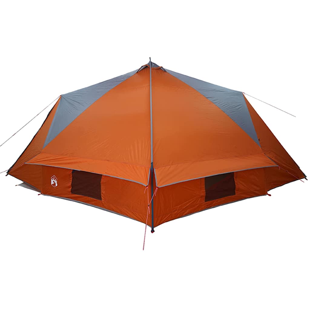 Teepee telt for 10 personer Grå og Oransje 567 x 470 x 242 cm