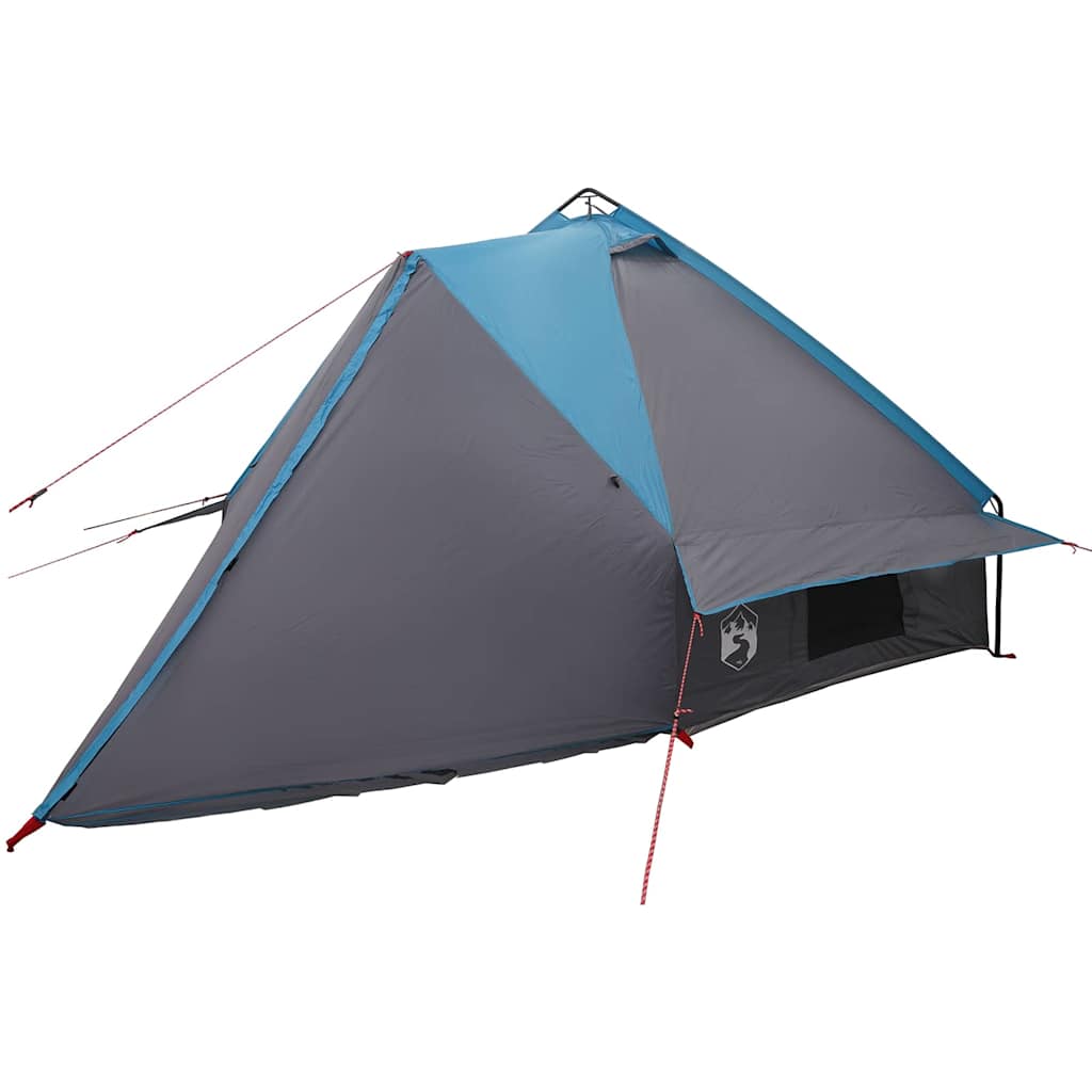 Teepee Tent 6-Person med tak Blå og grå 431 x 366 x 185 cm