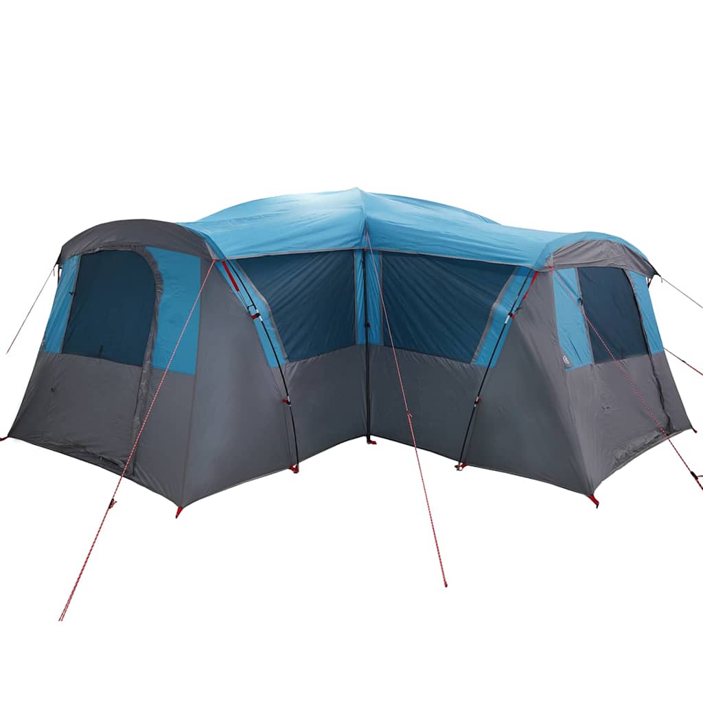 Familietelt for 20 personer Blå og grå 745 x 700 x 217 cm