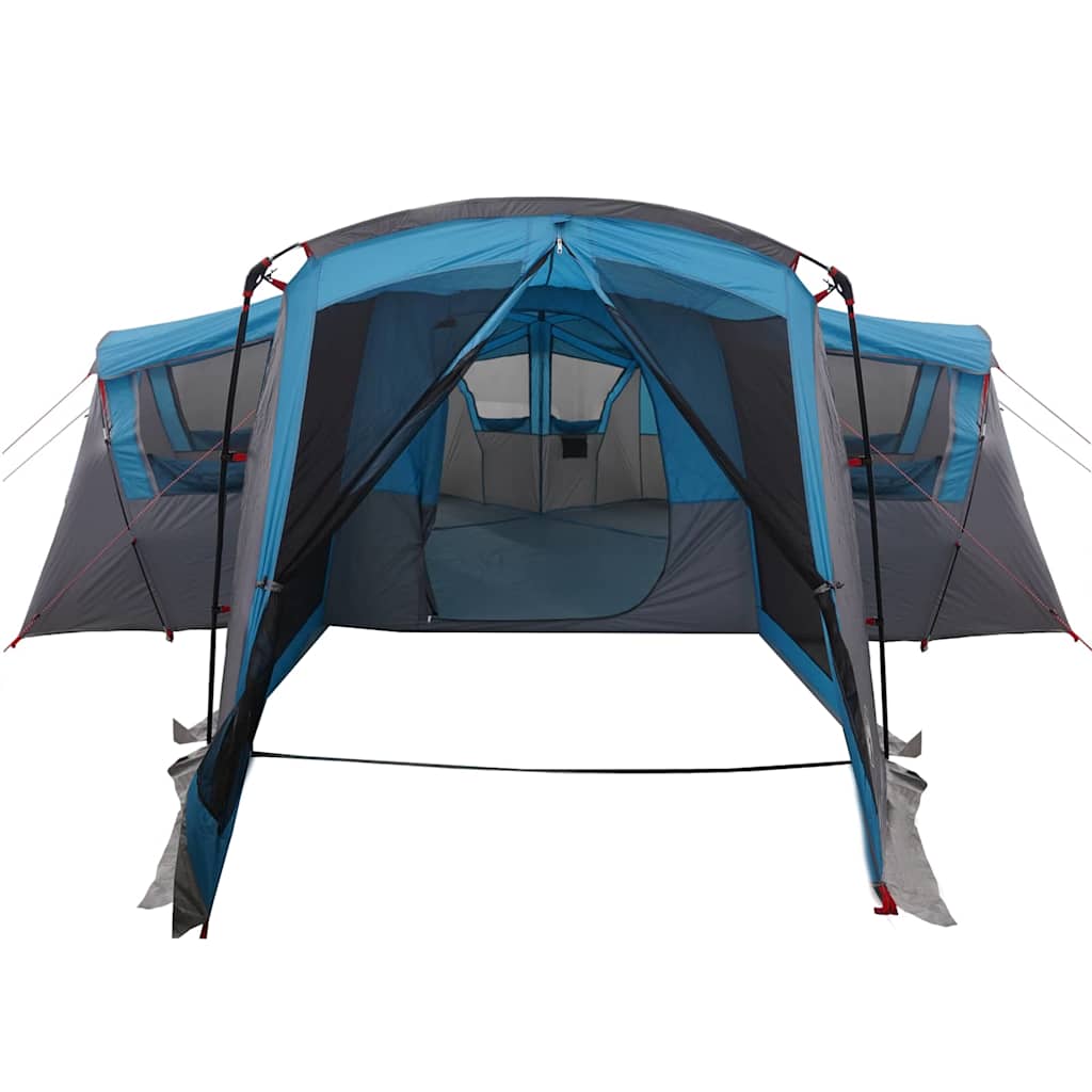 Familietelt for 20 personer Blå og grå 745 x 700 x 217 cm