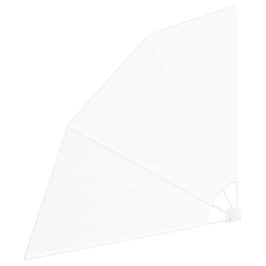 Balkong privat skjerm 140 x 140 cm Polyester Hvit