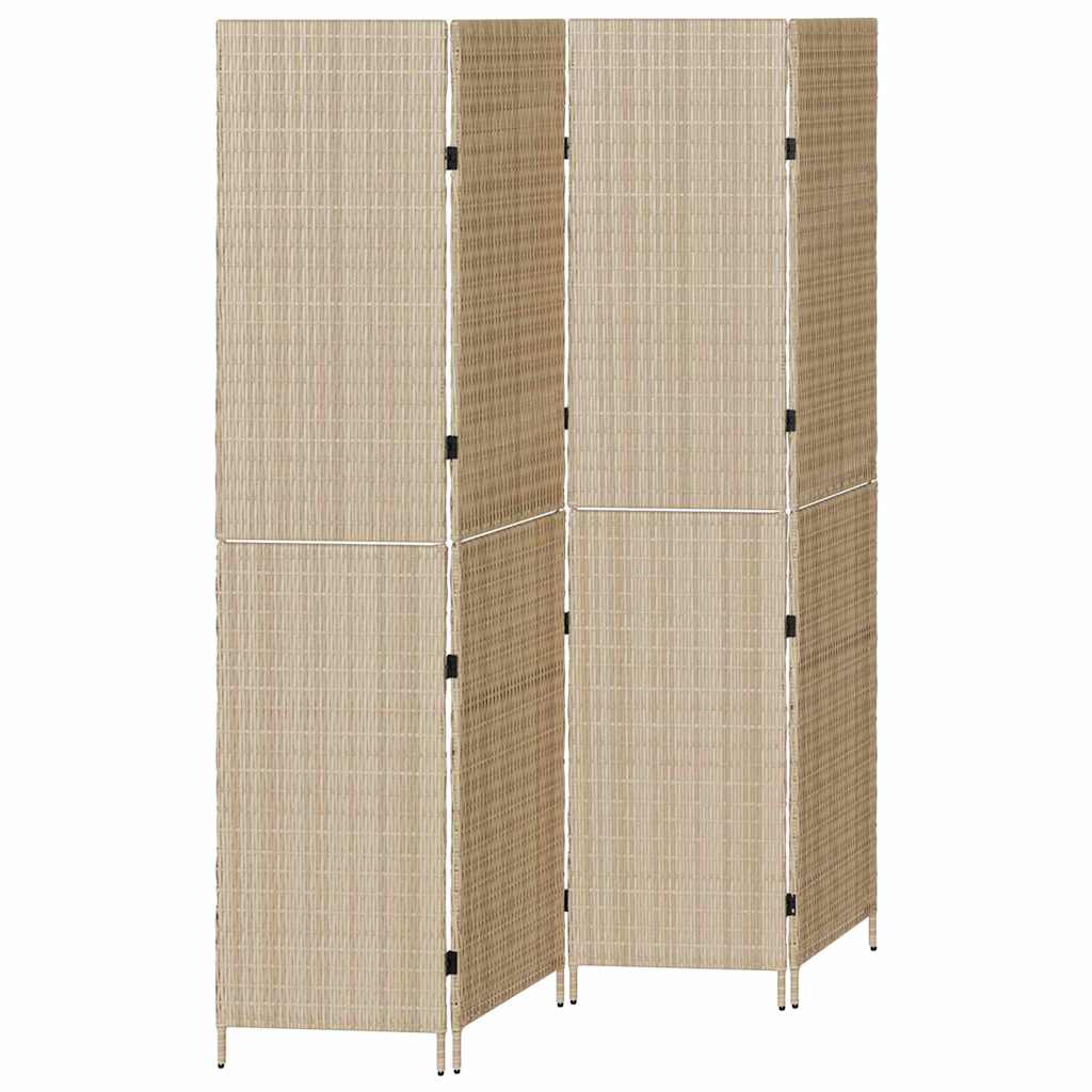 Romdeler Beige 195 x 180 cm polyrotting