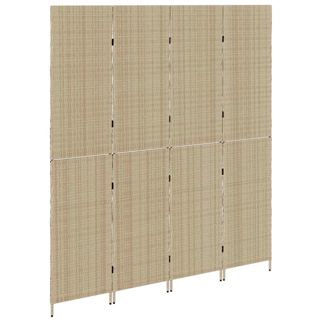 Romdeler Beige 195 x 180 cm polyrotting