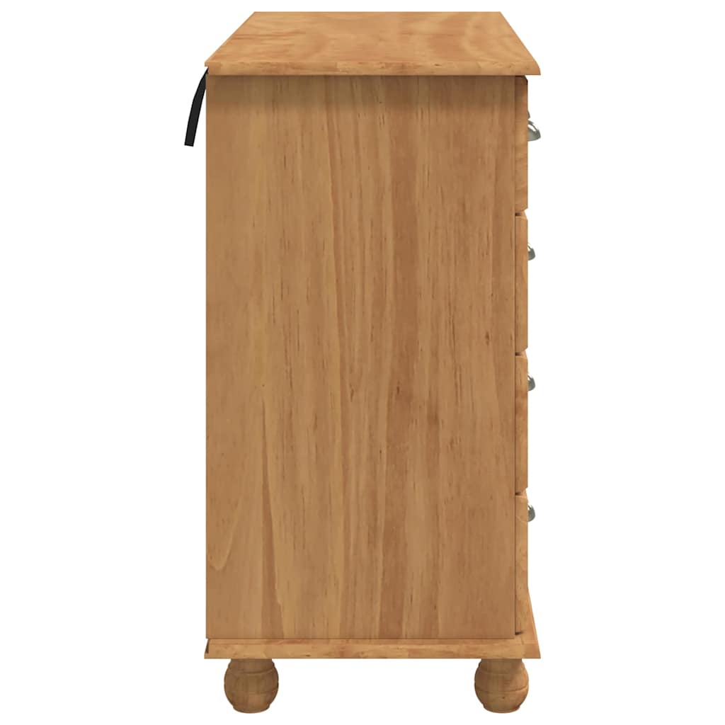 Skap med skuffer ASKIM Brun 91 x 40 x 79 cm Massiv furu