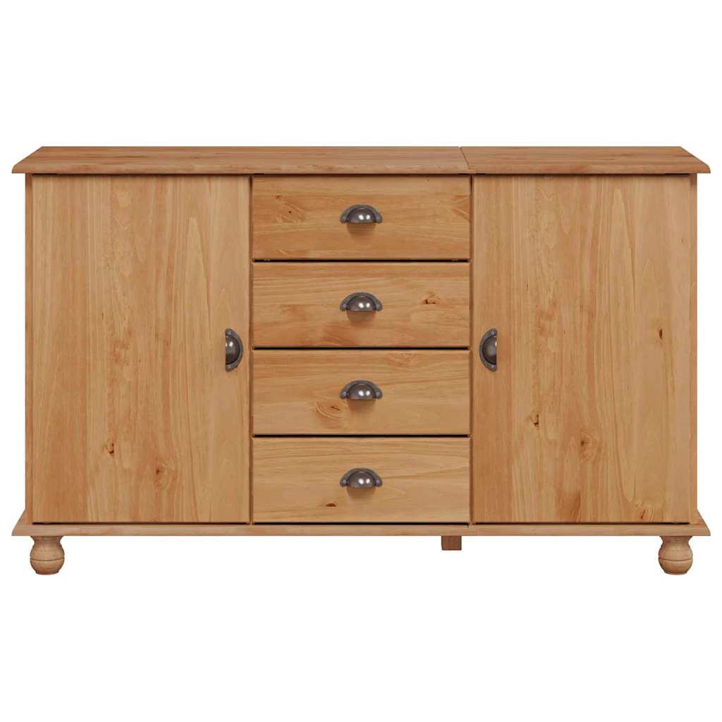 Serviesskap med skuff ASKIM 133,5 x 40 x 79 cm Heltre furu