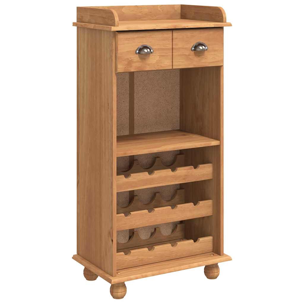Vinskap ASKIM Honningvoks 57 x 37 x 114 cm Massiv furu