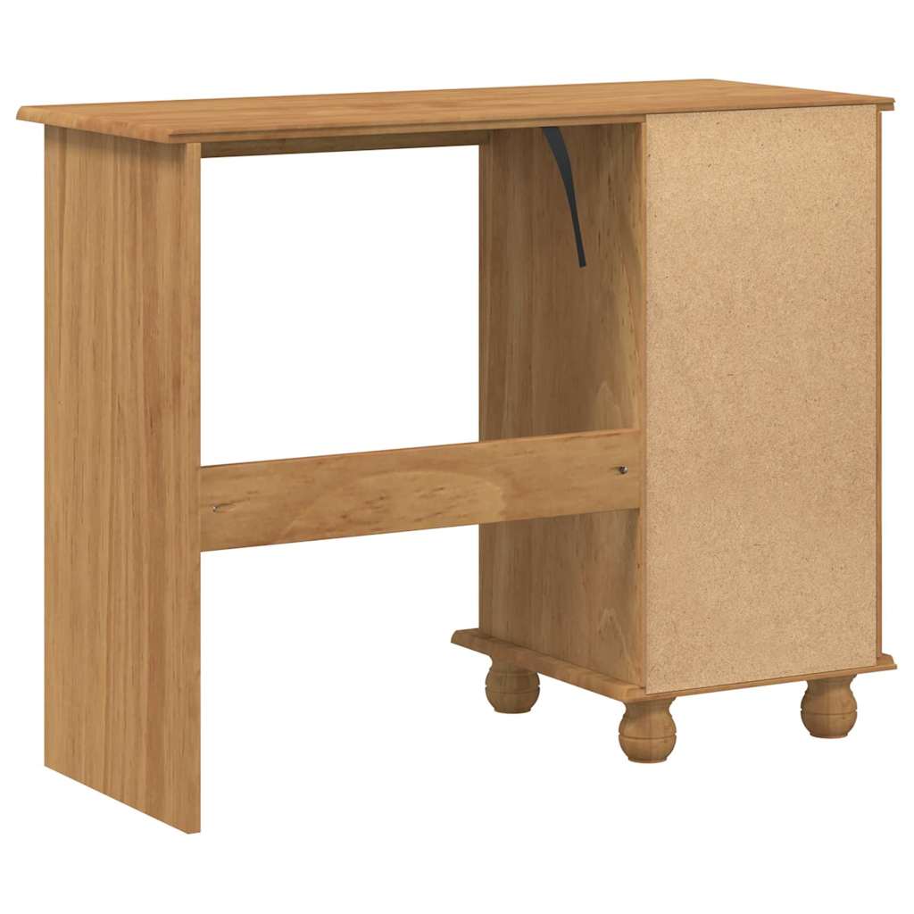 Skrivebord med skuff ASKIM Brun 95 x 40 x 75 cm Massiv furu