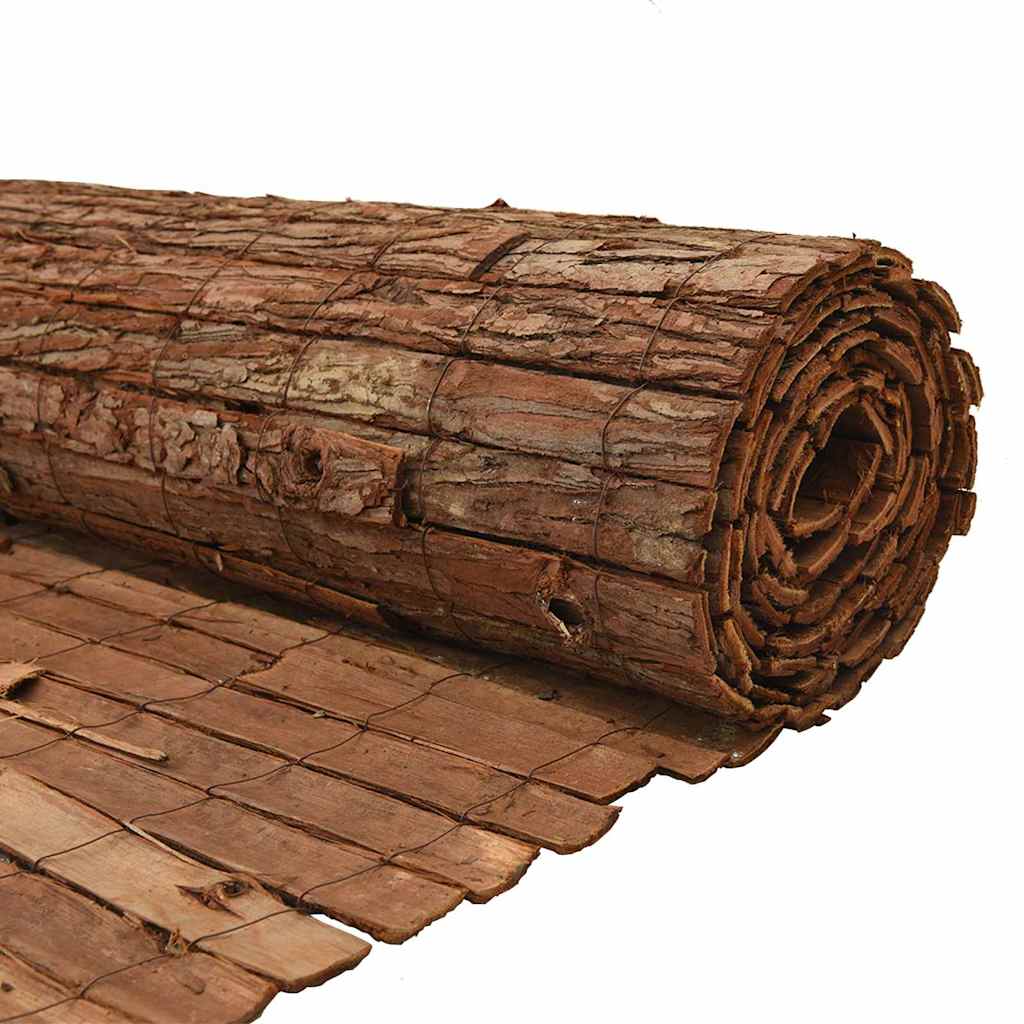 Barkgjerde Brun 400 x 125cm Bark vidaXL