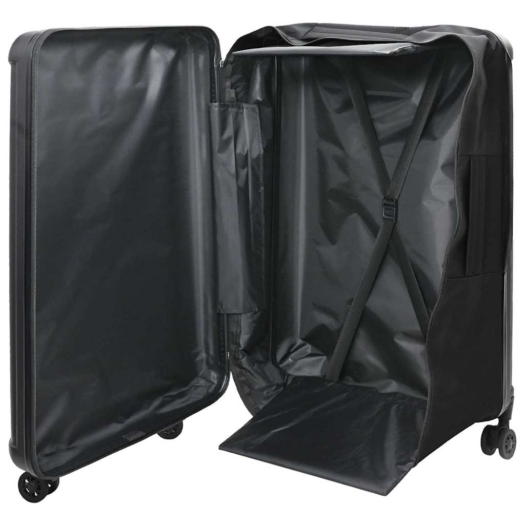 Koffert med lås Svart 50 x 30 x 76 cm ABS-plast