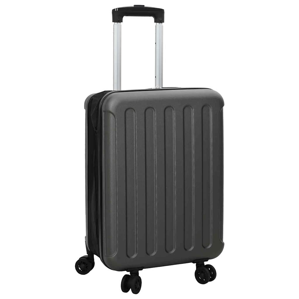 Koffert med lås Mørke grå 34 x 23 x 55.5 cm ABS-plast