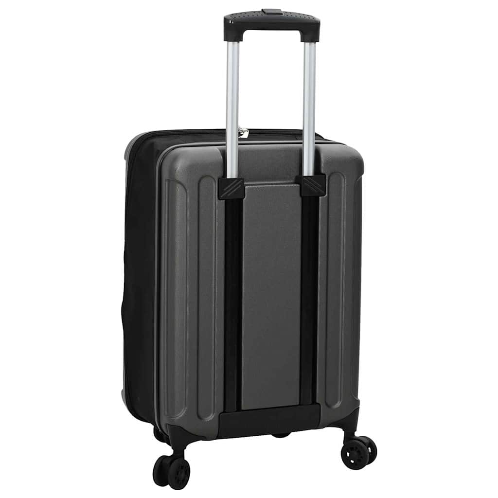 Koffert med lås Mørke grå 34 x 23 x 55.5 cm ABS-plast