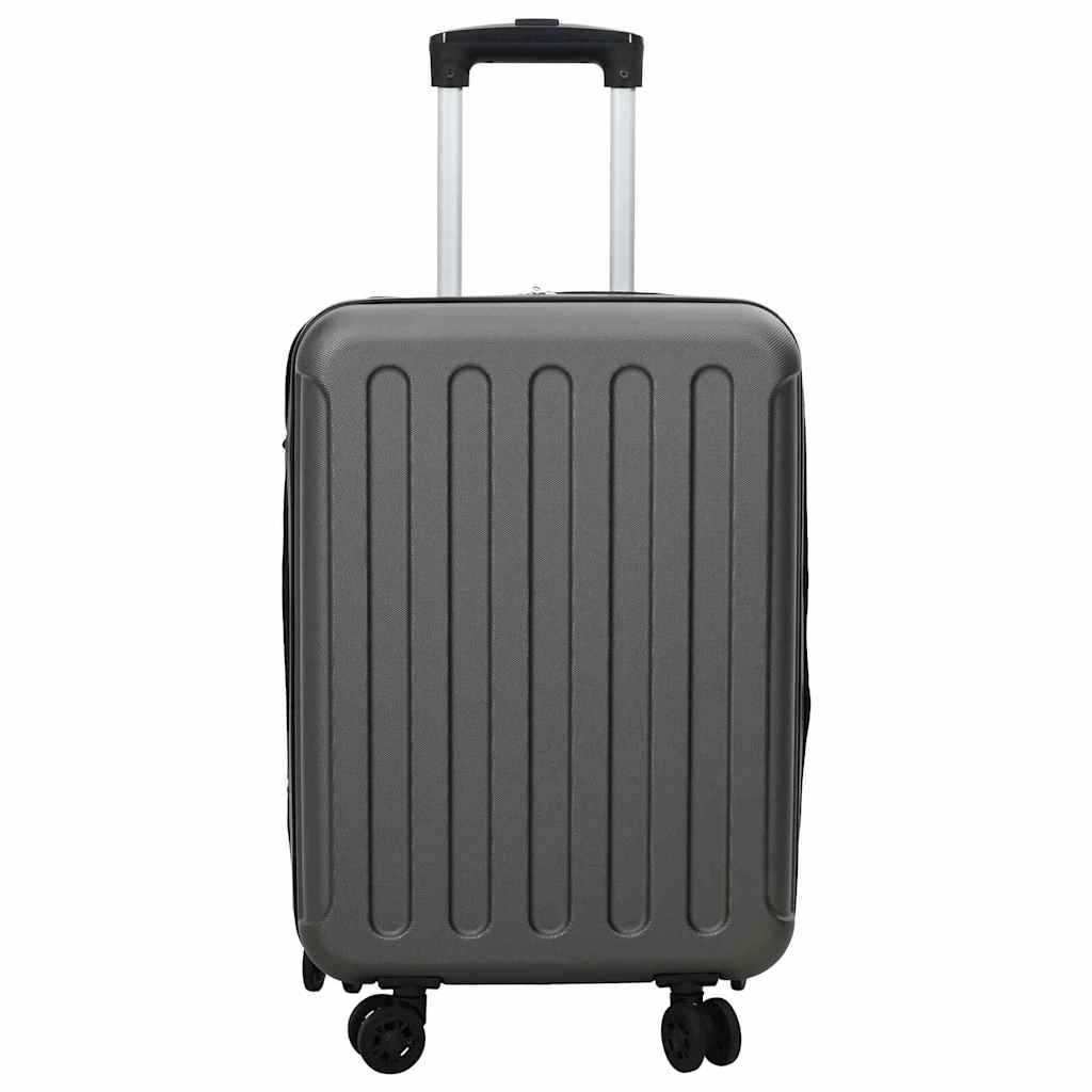 Koffert med lås Mørke grå 34 x 23 x 55.5 cm ABS-plast