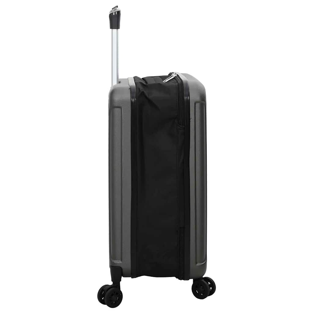 Koffert med lås Mørke grå 34 x 23 x 55.5 cm ABS-plast