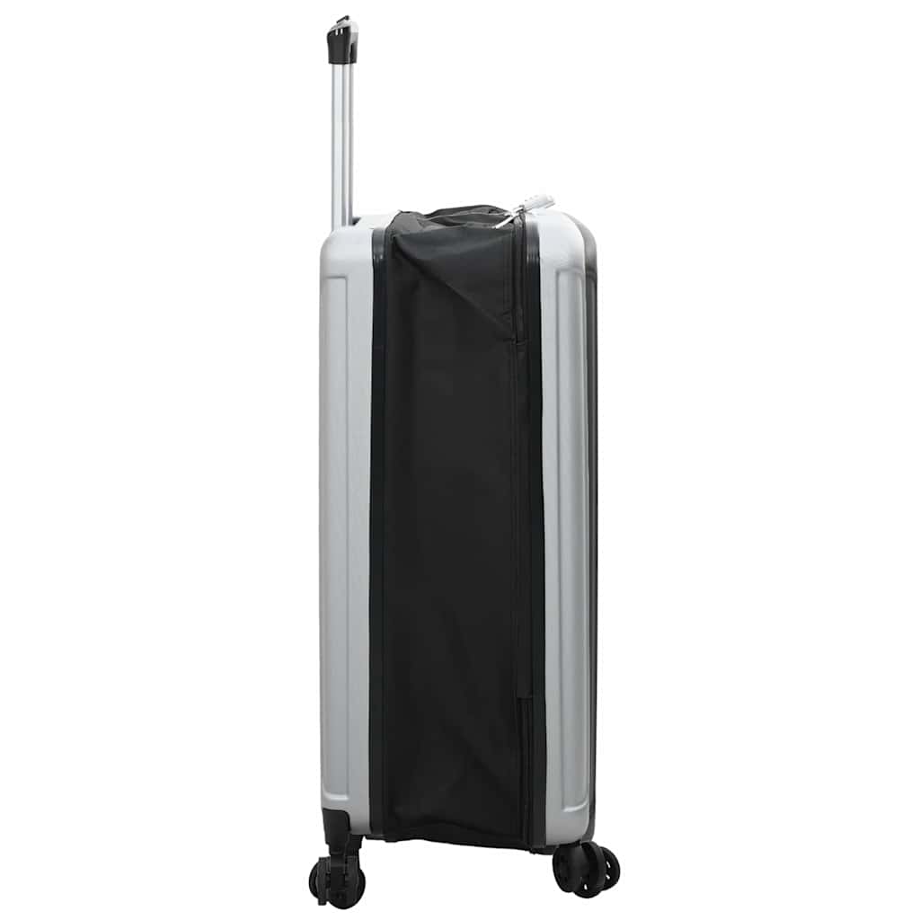 Koffert med lås sølv 50 x 30 x 76 cm ABS-plast