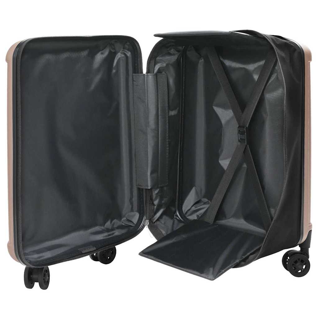 Koffert med lås rosegull 43 x 27 x 66 cm ABS-plast
