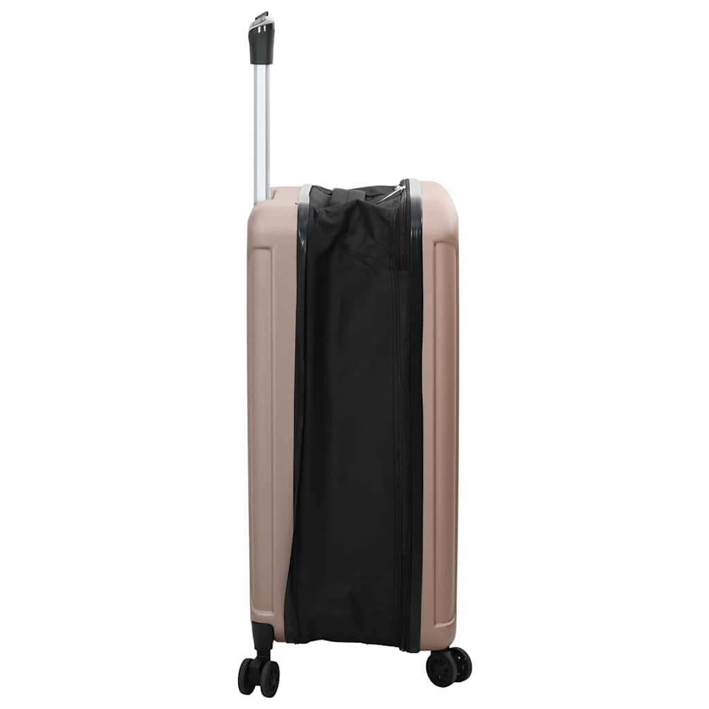 Koffert med lås rosegull 43 x 27 x 66 cm ABS-plast
