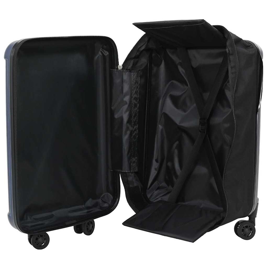 Koffert med lås Mørkblå 34 x 23 x 55.5 cm ABS-plast