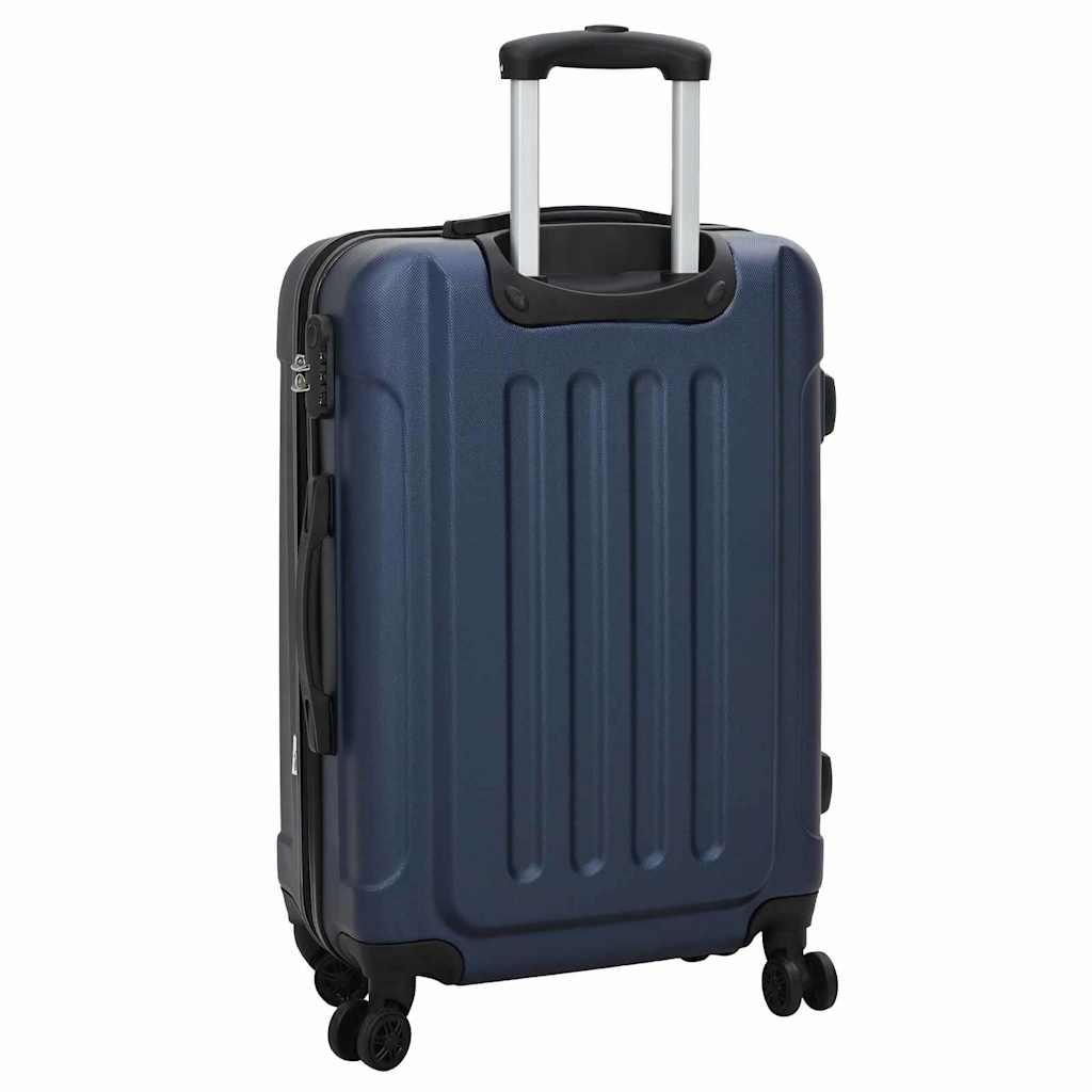 Koffert med lås 3 pcs Mørkeblå 50 x 31 x 78 cm ABS-plast
