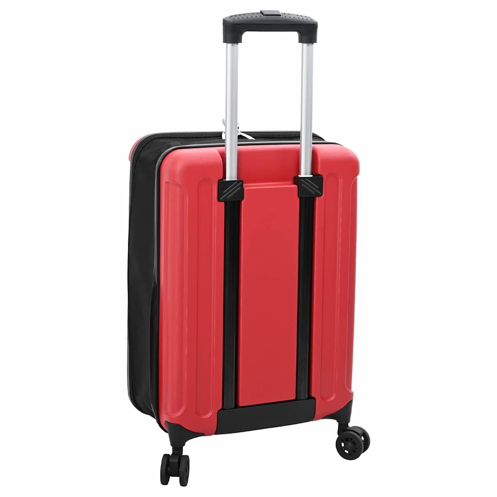 Koffert med lås Rød 34 x 23 x 55.5 cm ABS-plast