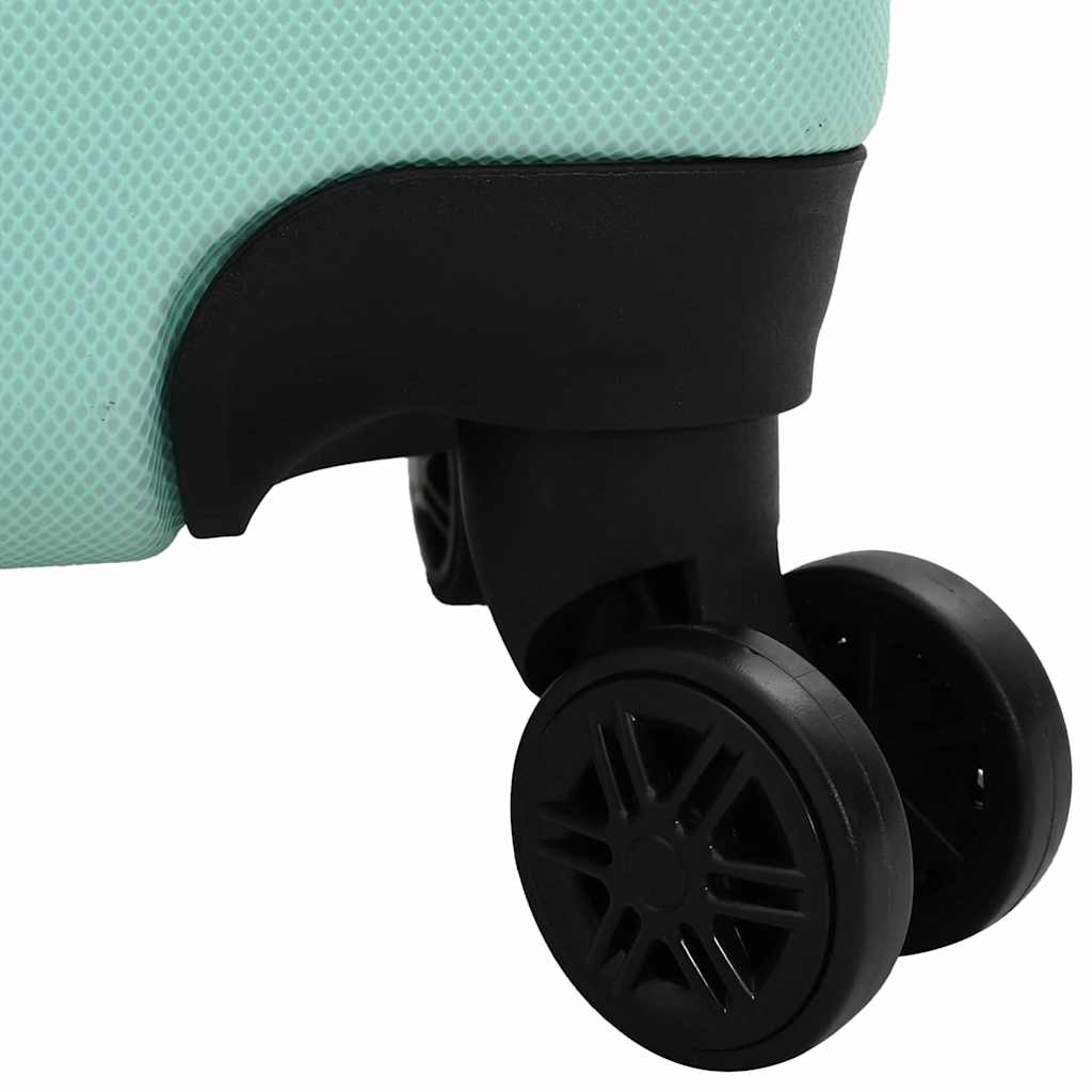 Koffert med lås 3 pcs Mintgrønn 50 x 31 x 78 cm ABS-plast