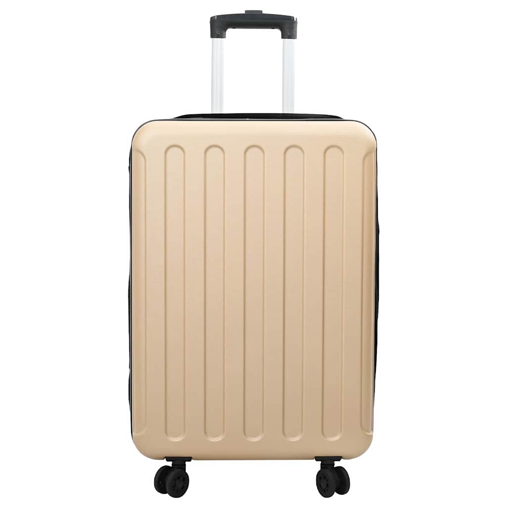 Koffert med lås champagne 43 x 27 x 66 cm ABS-plast